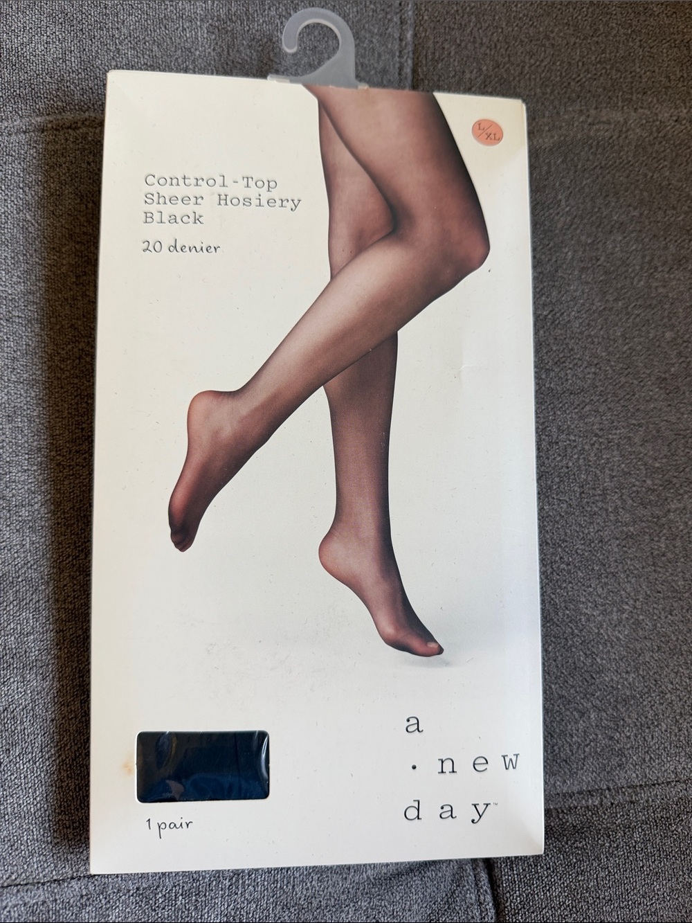a new day Black Sheer Control-Top Hosiery